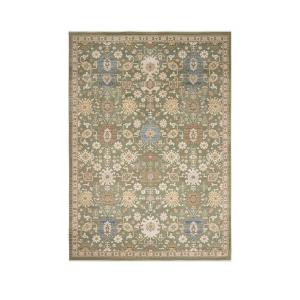 ميراي سجاد تركي بزخارف كلاسيكية أنيقة أخضر - 240x340